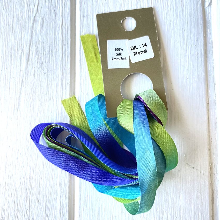 Colour Streams Silk Ribbon