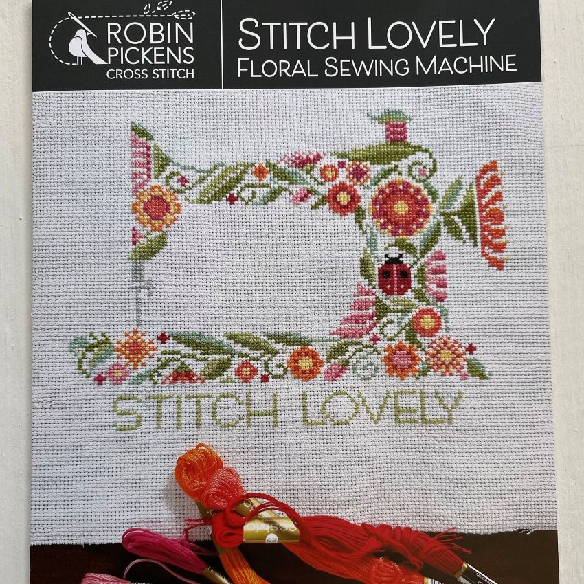 Stitch Lovely Floral Sewing Machine