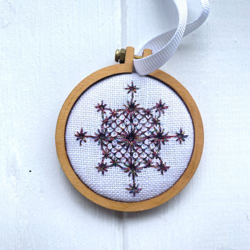 Hapsburg Lace Inspired Christmas Decoration