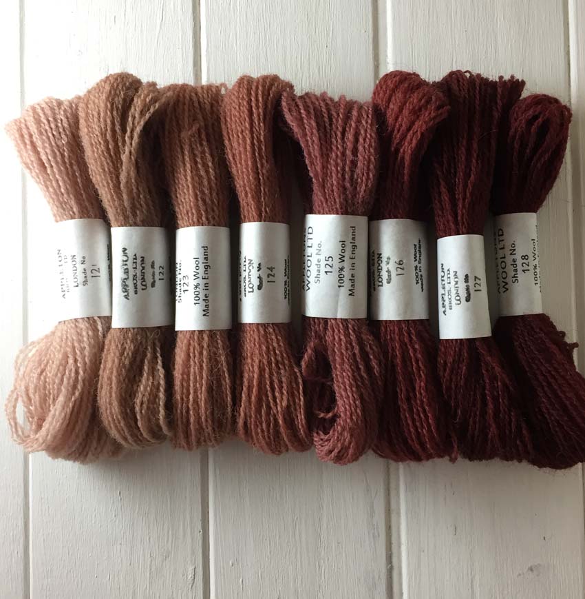 Appleton Wools Terra Cotta 121-128