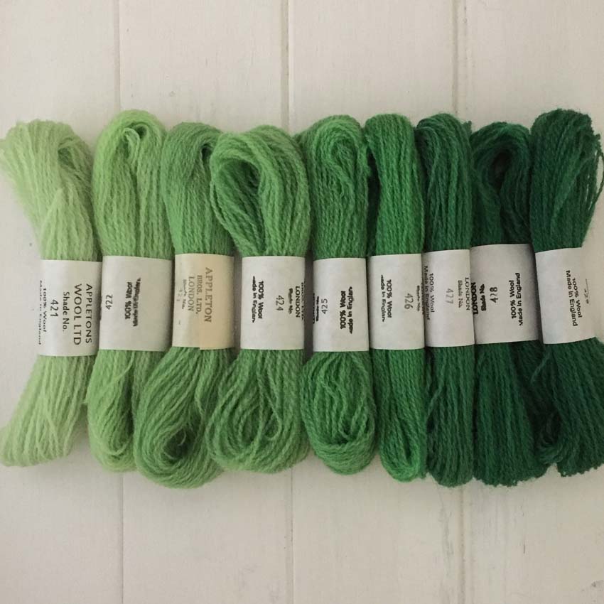 Appleton Wools Leaf Green 421-429