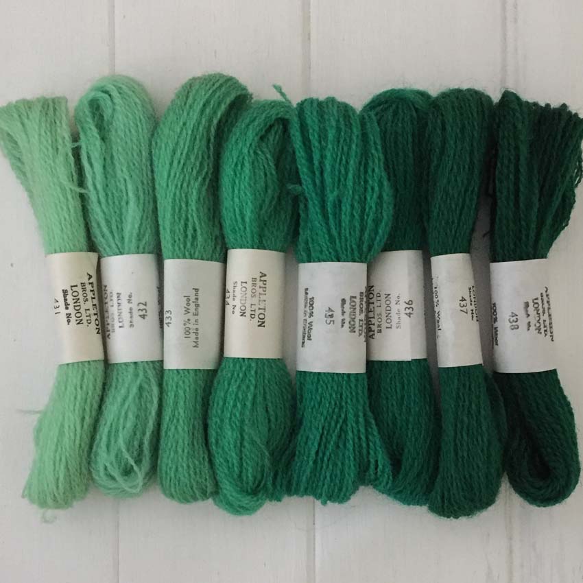 Appleton Wools Signal Green 431-438