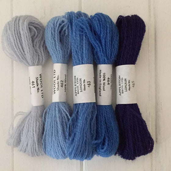 Appleton Wools Cornflower Blue 461-465