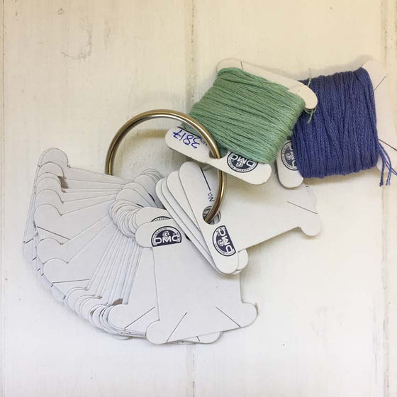 Floss Bobbins Cardboard