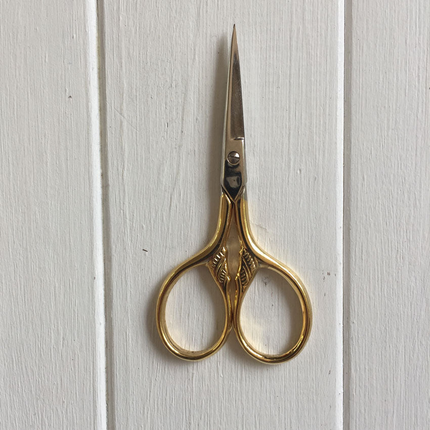 Gold Handled Scissors - Lion Tail